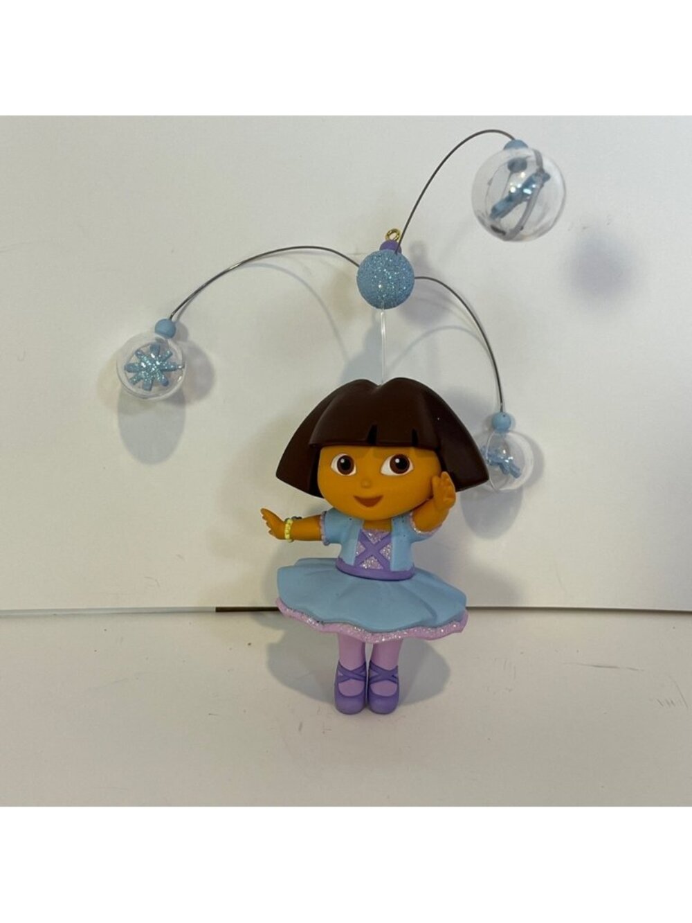 2007 Dora The Explorer Christmas Tree Ornament Ballet Ballerina AG Heirloom VTG